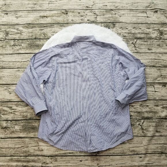 🤑Tommy Hilfiger Men's Pinstripe Cotton Button Down - Picture 3 of 3